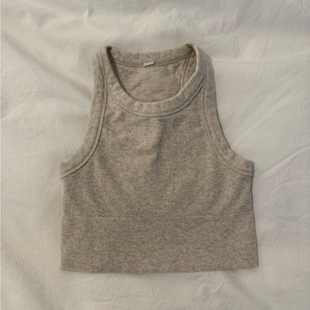 ALO Yoga Gray Crop Top
